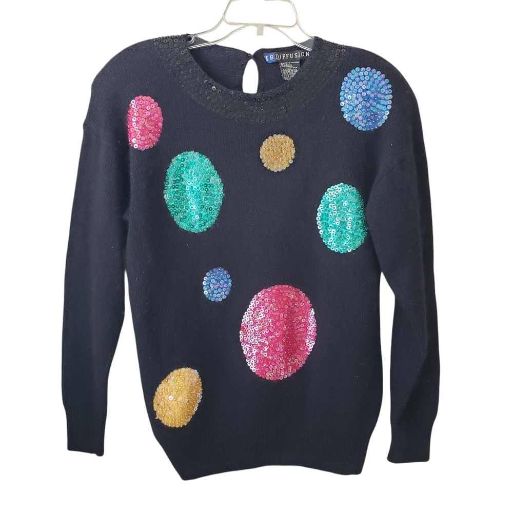Vintage I.B. Diffusion Sequins Sweater